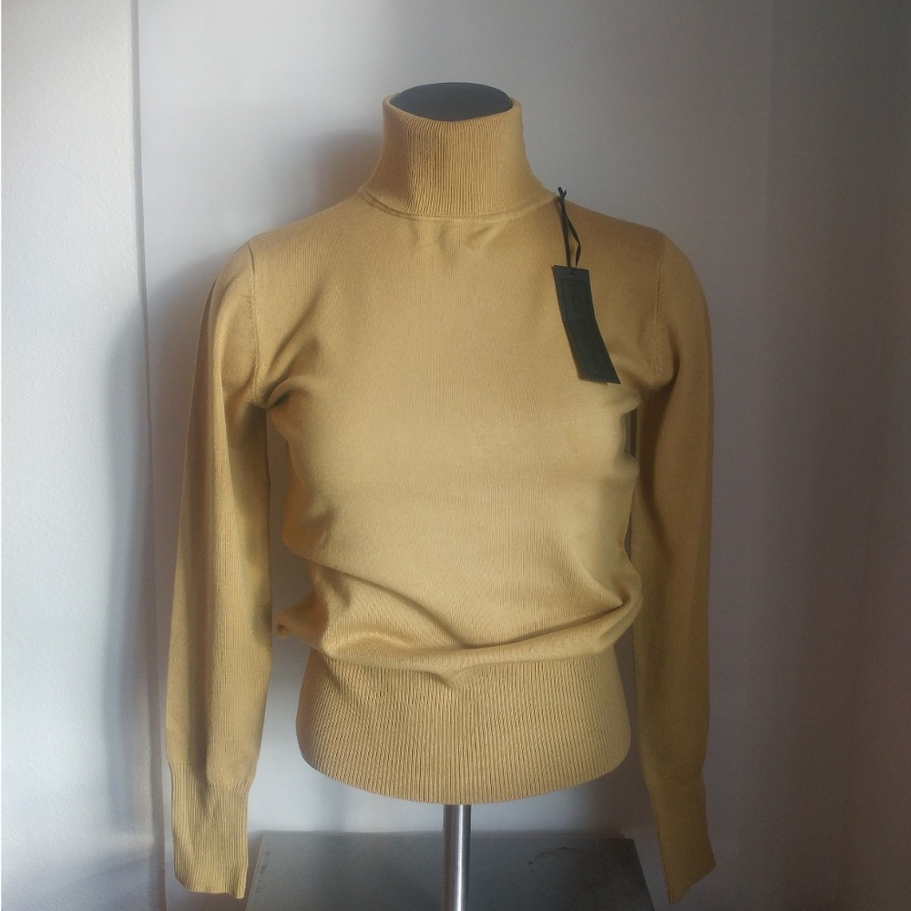 🆕Mustard Knit Turtleneck Sweater